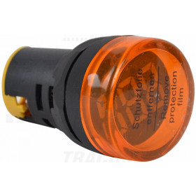 Merilnik napetosti z LED signalno svetilko, rumen 24-500VAC, d=22mm