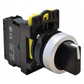 Stikalo z ročajem, tro-pozicijsko, povrat.vzmet z leve 2×NO, 5A/230V AC-15, IP65
