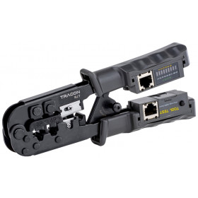 Klešče za rezanje odstranjevanje izolacije ter stiskanje komunikacijskih priključkov + tester RJ45, RJ11, RJ12