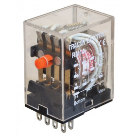 Miniaturni rele 12 V DC s 4 preklop. kontakt., 230 V AC/ 28 V DC