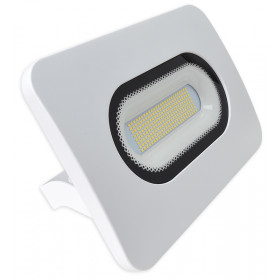 SMD LED reflektor, bel 220-240V AC, 100W, 4000K, IP65, 7500lm, EEI=G