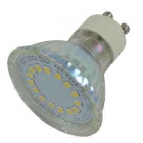 SMD LED spot žarnica 230V, 50Hz, GU10, 4W, 3000K, 300lm, 15×LED3528, 120°