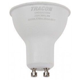 SMD LED spot žarnica s čipom SAMSUNG 230V, 50Hz, GU10, 8W, 570lm, 3000K, 120°, EEI=F