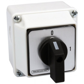 Grebenasto stikalo z ohišjem, 3P, 25 A, 400 V, ON-OF, 90°, IP 65
