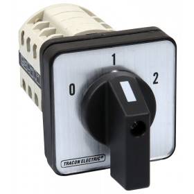 Grebenasto stikalo, 2x4P, 20 A, 400 V, (0-1-2), 60°