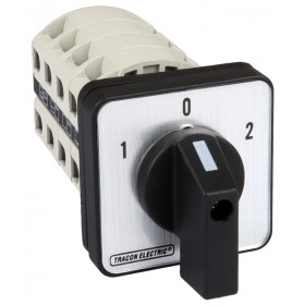 Grebenasto stikalo, 2x4P, 20 A, 400 V, (1-0-2), 60°