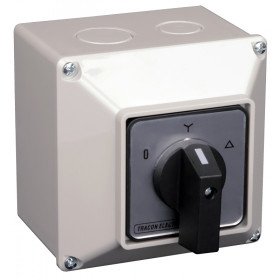 Direktno motorsko stikalo z ohišjem Y-D 400V, 32A, 11kW, 64×64mm, IP44
