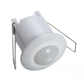 Senzor gibanja, mini, podometni, bel 230V, 360°, 1-6 m, 10 s-15 min, 3-2000lux, IP20