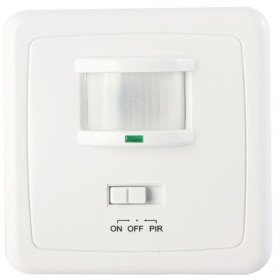 Senzor gibanja, podometni, bel 230V,300W, 160°, 3-2000lux, 10s-7min