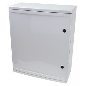 Razdelilna omara-plastična, nadomet + montaž .plošča polna vrata H×W×D=600×500×220mm, IP65, IK10, 1000V AC/DC, RAL7035