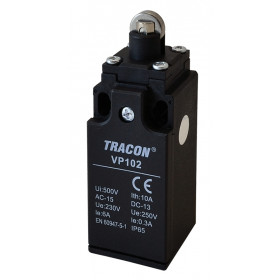 Pozicijsko stikalo, s koleščkom 1xNO+1xNC, 6A/250V AC, IP65