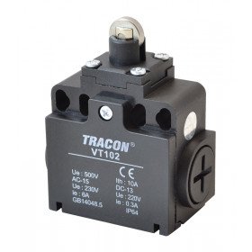 Pozicijsko stikalo, s koleščkom 1xNO+1xNC, 3A/250V AC, IP65