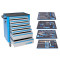 Voziček z orodjem eurovision UNIOR 940EV 127 kos orodja + voziček EV4 , 800x440x923mm