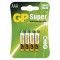 Baterija GP SUPER alkalna LR03 AAA 4 blister