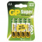 Baterija GP SUPER alkalna LR6 AA 6+2 kos blister