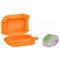 Vodoodporna plastična doza, oranžna 41x28x19mm, IPX8