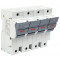 Varovalčno ločilno stikalo za cilindrične varovalke 100A, 22x58mm, Un=400V/690V, 3P+N right, LED