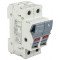Varovalčno ločilno stikalo za cilindrične varovalke 32A, 10x38mm, Un=400V/690V, 1P+N right, LED