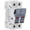Varovalčno ločilno stikalo za cilindrične varovalke 32A, 10x38mm, Un=400V/690V, AC22B, 2P, LED