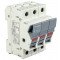 Varovalčno ločilno stikalo za cilindrične varovalke 32A, 10x38mm, Un=400V/690V, AC22B, 3P, LED