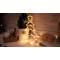 Božična LED okenska dekoracija, smreka, na baterije Timer 6+18h, 30LED, 3000K, 3xAA
