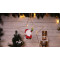 Božična LED okenska dekoracija,dedek mraz+zvezda, na baterije Timer 6+18h,10LED, 3000K, 2xAA