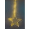 Božična okenska LED dekoracija, zvezda, na baterije Timer 6+18h, 104LED, 3000K, 3xAA