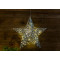 Božična okenska LED dekoracija, zvezda, kovina, na baterije Timer 6+18h, 30LED, 3000K, 3xAA