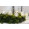 Božična LED veriga, krogle, snežinka, bela, na baterije Timer 6+18h,10LED, 3000K, 2xAA