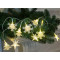 Božična LED veriga, snežinke, drevo, zvezda, na baterije Timer 6+18h, 10LED, 3000K, 2xAA