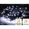 Božična svetlobna LED veriga, iskrice, zunanja/notranja 230VAC, 2+10M, 100LED, 3,6W, 12000-13000K, IP44