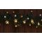 Božična LED veriga, zvezda, kovina, na baterije Timer 6+18h,10LED, 3000K, 2xAA