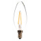 COG LED žarnica-sveča-prozorno steklo 230 VAC, E14, 2 W, 200 lm, C37, 3000K