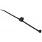 Podstavek za vezice s prijemalko, z vezico 4.8×200mm, PA6.6