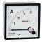 Analogni ampermeter za neposredno merjenje enosmernega toka, 48×48mm, 20mA DC