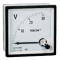 Analogni voltmeter za enosmerno napetost, 72×72mm, 120V DC