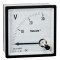 Analogni voltmeter za enosmerno napetost, 96×96mm, 30V DC