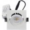 Vgradna LED svetilka, oglata, vrtljiva, downlight 230 V, 50Hz, 13W, 4000K, 1210lm, 60°, IP65, EEI=F