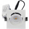 Vgradna LED svetilka, oglata, vrtljiva, downlight 230 V, 50Hz, 5W, 4000K, 510lm, 60°, IP65, EEI=F