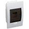 Omarica podometna 1 vrsta/4 modul, vrata sive barve, IP42