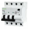 Kombinirano zaščitno stikalo, 4P-4modul, elektromehansko C10A, 100 mA, 10kA, A