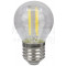 COG LED žarnica, bučka, prozorno steklo 230 VAC, E27, 4W, 470 lm, G45, 2700K, EEI=E