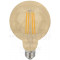 COG LED žarnica, bučka, zlato steklo 230 VAC, E27, 7W, 800 lm, G95, 2500K, EEI=E