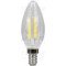 COG LED žarnica, sveča, prozorno steklo 230 VAC, E14, 4W, 470 lm, C35, 4000K, EEI=E
