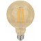 COG LED žarnica, bučka, zlato steklo 230 VAC, E27, 7W, 800 lm, G95, 2500K, EEI=E