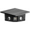 Vrtna LED svetilka, stenska, solarna, dekorativna, dvostrans 0,4W, 3000K, 36 lm, 3,7V/1300mAh Li, IP44