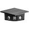 Vrtna LED svetilka, stenska, solarna, dekorativna, dvostrans 0,4W, 3000K, 36 lm, 3,7V/1300mAh Li, IP44