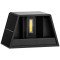 Vrtna LED svetilka, stenska, solarna, dekorativna, dvostrans 0,4W, 3000K, 36 lm, 3,7V/1300mAh Li, IP44
