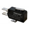 Pozicijsko stikalo, mikro, z vzmetno palico 10(3)A / 250V AC, 15mm, 6,3x0,8 mm, IP00