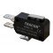 Pozicijsko stikalo, mikro, z vzmetno palico 10(3)A / 250V AC, 15mm, 6,3x0,8 mm, IP00
